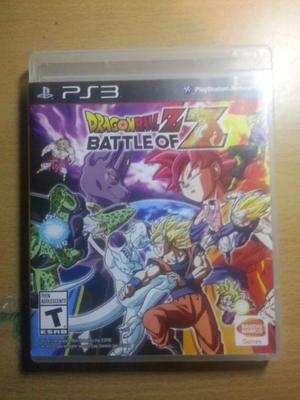 Dragon Ball Z Battle Of Z PS3 Poco uso
