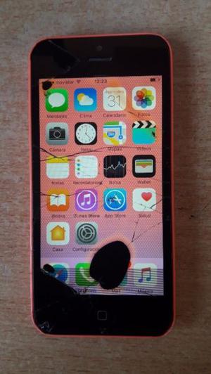 Iphone 5C rosa 8gb libre para cualquier compañia. Funciona
