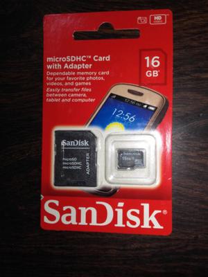 Memoria sandisk 16gb