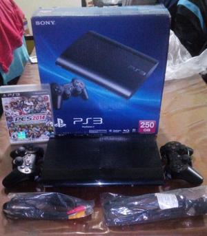 Playstation3 Superslim De 250gb, 2 Joystick.Excelente estado