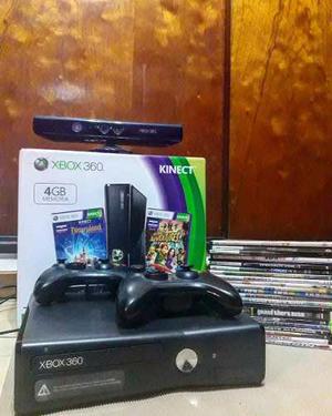 Xbox360 Flasheada (rgh) 4gb +2 Josticks + Kinect + 21 Juegos