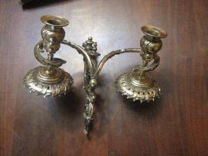 candelabro de bronce