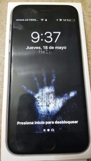 iphone 6s 64gb negro, libre, muy buen estado, completo.