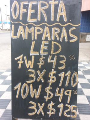 oferta lámparas led 7w 10w 12w