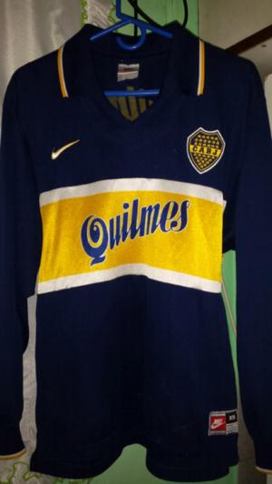Camiseta Boca Juniors  Titular Manga Larga Nike
