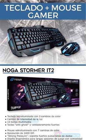 Kit Gamer Teclado/mouse Noga It2 Retroiluminado Gratis Envio