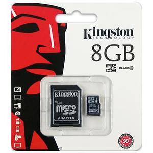Memoria micro sd kingston 8Gb + adaptador!!