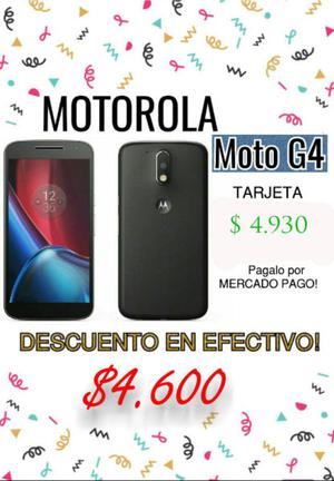 Motorola Moto G4 4ta Gen. 4g Lte Libre De Fábrica Garantia