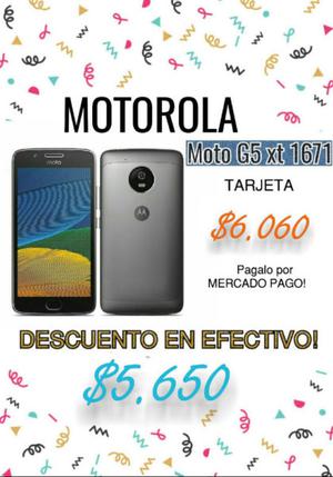 Motorola Moto G5 Xtgb 4g 13mp Libre Garantía