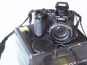 Semireflex Nikon L120 Megapixeles 14 Zoom 21x Canje Permuto