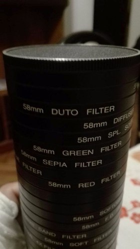 Set De 28 Filtros De Fotografia De 58mm