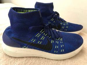 Zapatillas Nike Modelo Lunarlon Talle 43 Azul Botitas