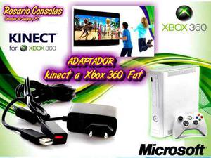 Adaptador Fuente Kinect Microsoft Xbox 360 Fat Y Pc Rosario