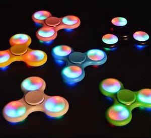 Hand Spinners Con Luz De Led - Stock Ya !! Envíos Sin Cargo