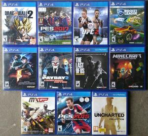 Juegos usados ps4