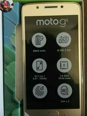 Vendo rapido moto G5 nuevo