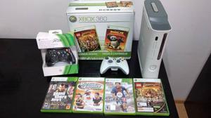 Xbox 360 Completa 60gb + Juegos + Joy + Trafo
