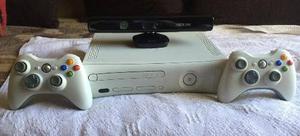 Xbox 360 Flash Lt Con Kinect + 2 Controles + 36 Juegos