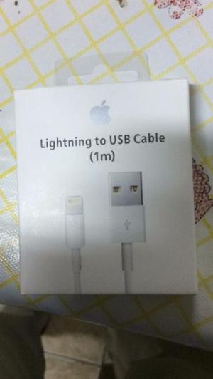 Cable Usb Ligtning Original Oem Apple Iphone 5 5s 6 6s 7 1m