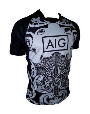 Camiseta All Balck Maori Negra