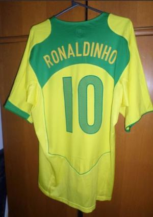 Camiseta Ronaldinho Brasil Original