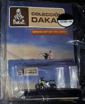 Colección Dakar Yamaha Raptor 700 Escala 1/43 Nuevo