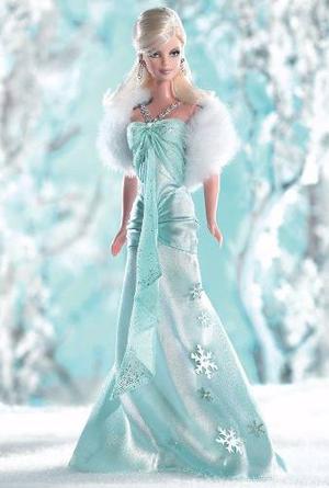  Mattel Barbie Doll I Dream Of Winter J Silver Label