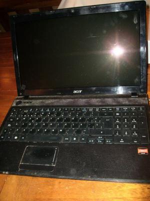 Notebook, Acer, no funciona para repuesto.