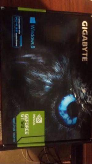 Vendo Placa de video Nvidia GeForce GT-610 (En caja