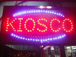 Cartel Led Kiosko