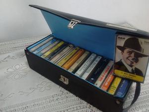 Liq, $ 399 Lote 18 cassette tangos y estuche CUERO de regalo