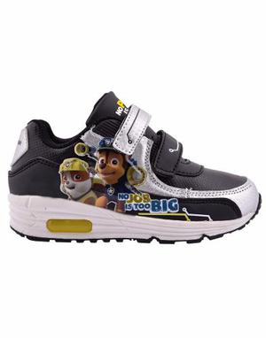 Zapatillas Paw Patrol Negra Con Luces By Footy