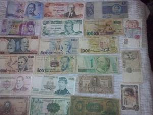 antiguos billetes del mundo