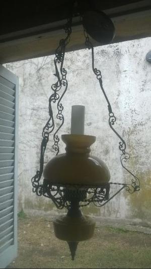 Antigua lámpara Quinque colgante