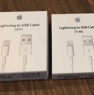 Cable iPhone Lightning Apple ORIGINAL de 1 y 2 Metros - BOX