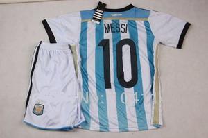 Conjunto Camiseta Y Pantalon Para Chicos Argentina Messi 10