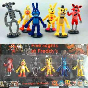Five Night Freddy's Play Set X 6 Unidades Pvc