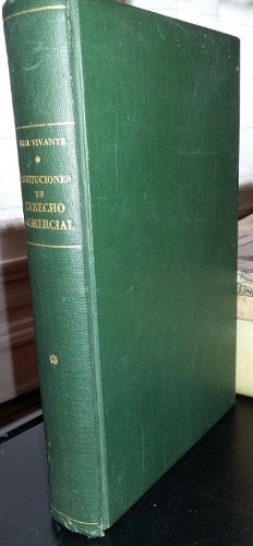 Instituciones De Derecho Comercial César Vivante Roma 