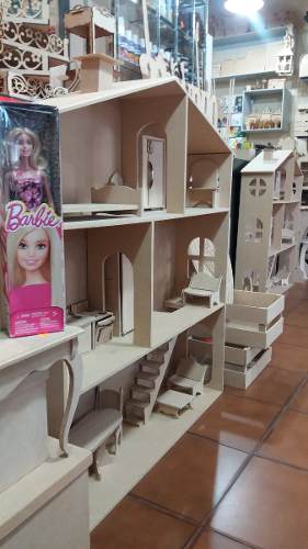 Casita De Muñecas Barbie Mas 14 Muebles De Regalo