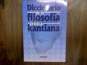 Diccionario De La Filosofía Critica Kantiana - Mario Caimi