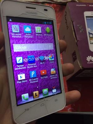 Huawei y321 detalle en pantalla libre