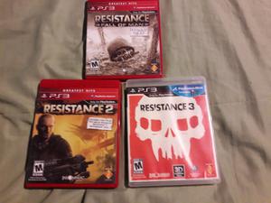 Resistance Collection 1,2 y 3 ps3