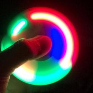 Spinner Con Luz Multiled Colores Metalizados
