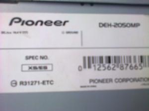 vendo stereo pioneer DEH |MP