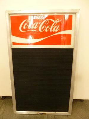 Cartel Coca Cola Bar Antiguo Letras Plasticas