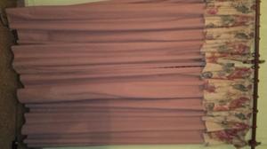 Cortinas 1x2,50 mts rosas $199