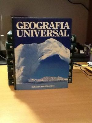 Enciclopedia Geografía Universal. Inst.gallach. 8 Tomos.