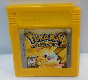 Juego game boy Nintendo pokemon yellow graba partidas