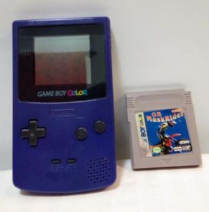 Nintendo Gameboy color violeta + juego