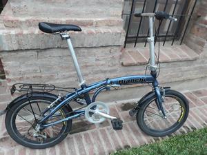 Bicicleta Plegable Bianchi Aluminio